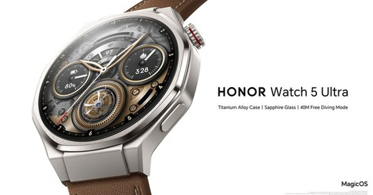 Honor Watch 5 Ultra Unveiled with ECG and Free Diving Mode