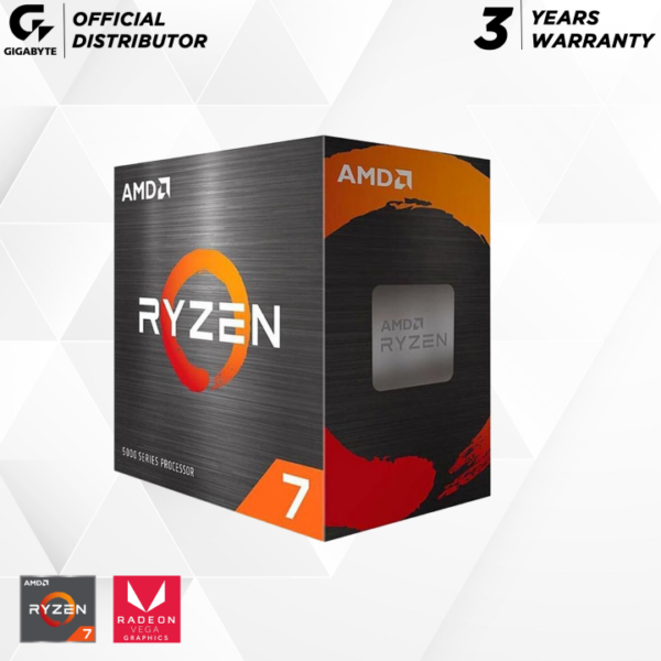 AMD Ryzen 7 5700G 8-Core, 16-Thread Unlocked Desktop Processor with Radeon Graphics